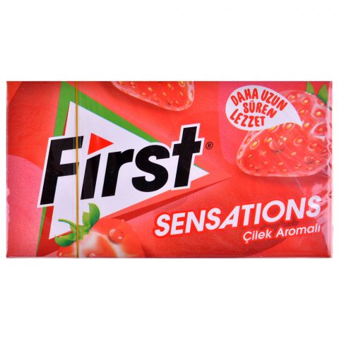 Жевательная резинка First Sensations: клубника