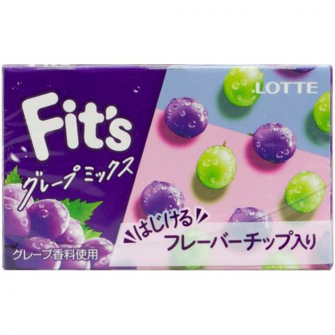 Жевательная резинка Fit's Grape Mix: виноградный каскад