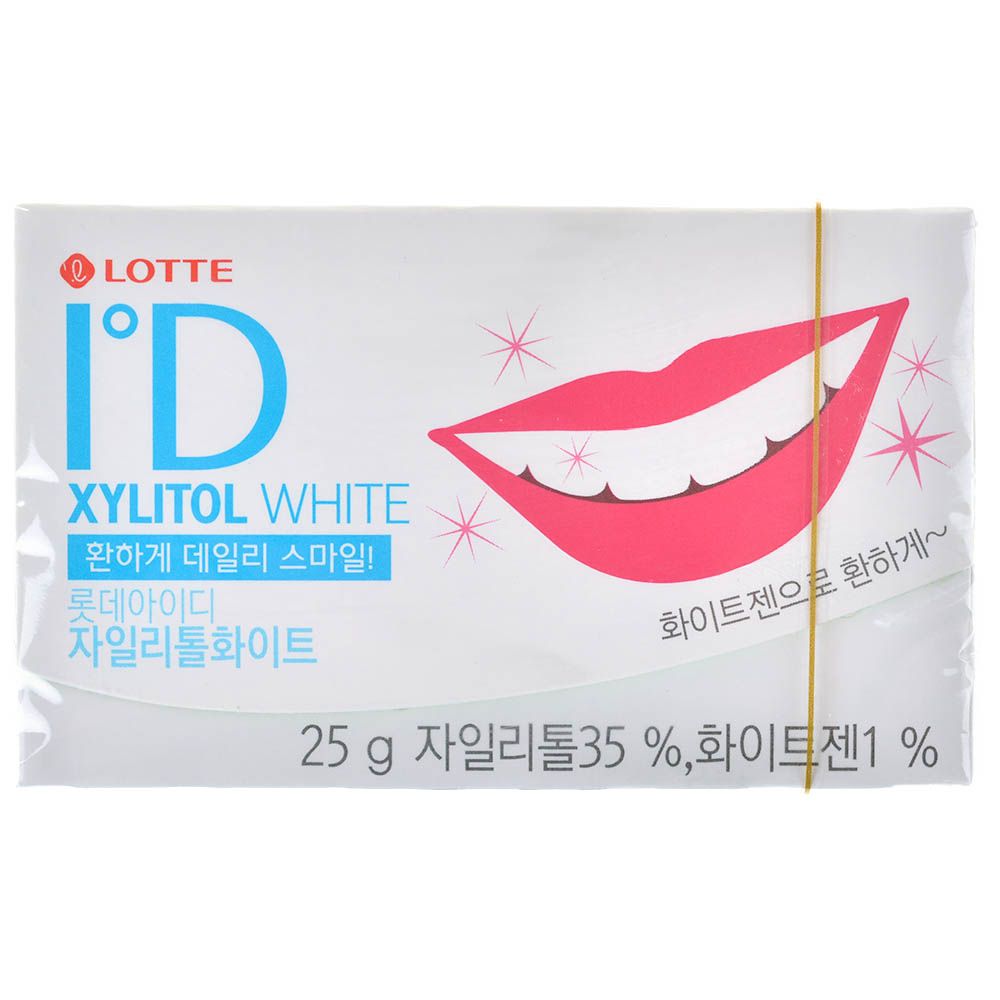 Lotte Confectionery Жевательная резинка Lotte ID: xylitol white Сторк172 - фото 1