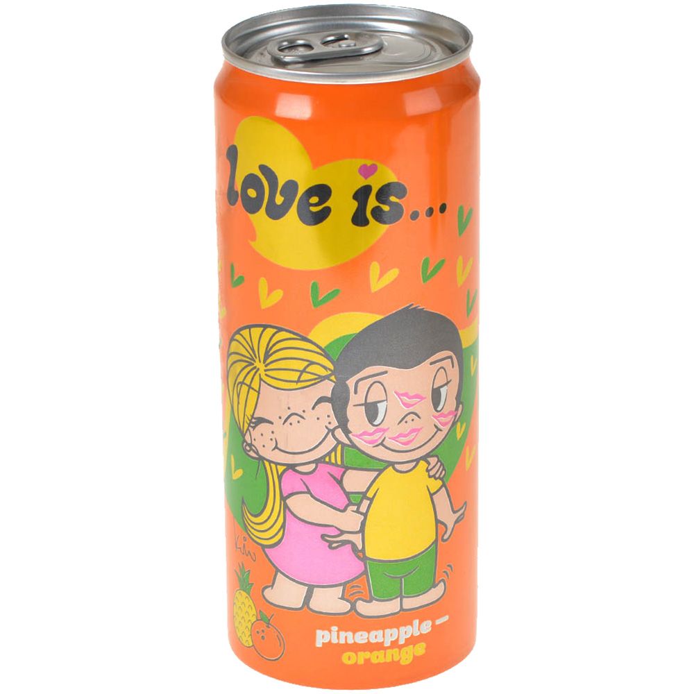 Напиток безалкогольный газированный Love is: ананас-апельсин