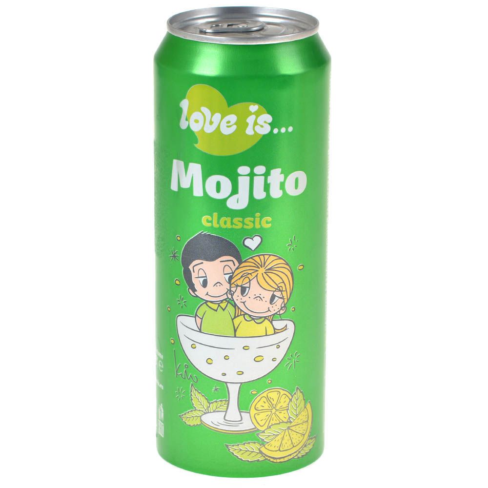 Напиток безалкогольный газированный Love is: мохито