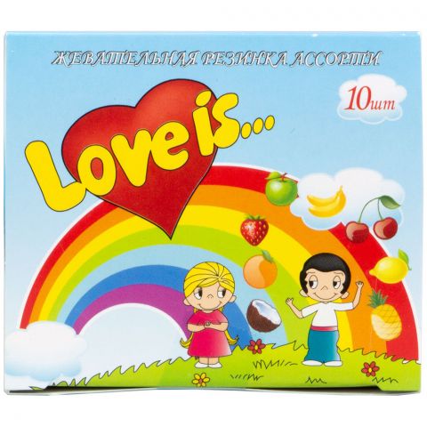Жевательная резинка Love is: ассорти (10 шт.)