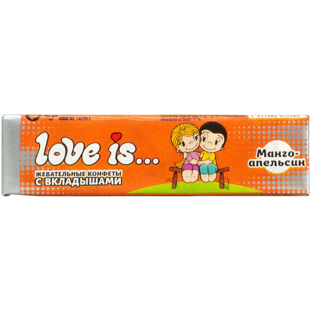 Жевательные конфеты Love is: манго-апельсин