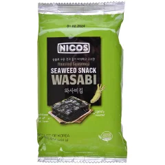 Cушёная морская капуста Nicos: васаби