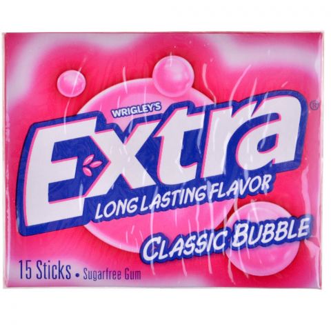Жевательная резинка Extra: Classic Bubble