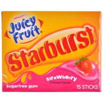 Жевательная резинка Juicy Fruit Starburst: Strawberry