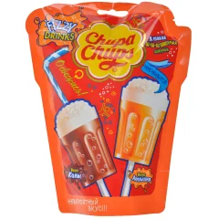 Карамель Chupa Chups Fizzy Drinks: кола и апельсин