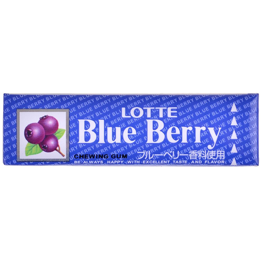 Lotte Confectionery Жевательная резинка Lotte: голубика Сторк112 - фото 1
