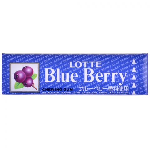 Жевательная резинка Lotte: голубика