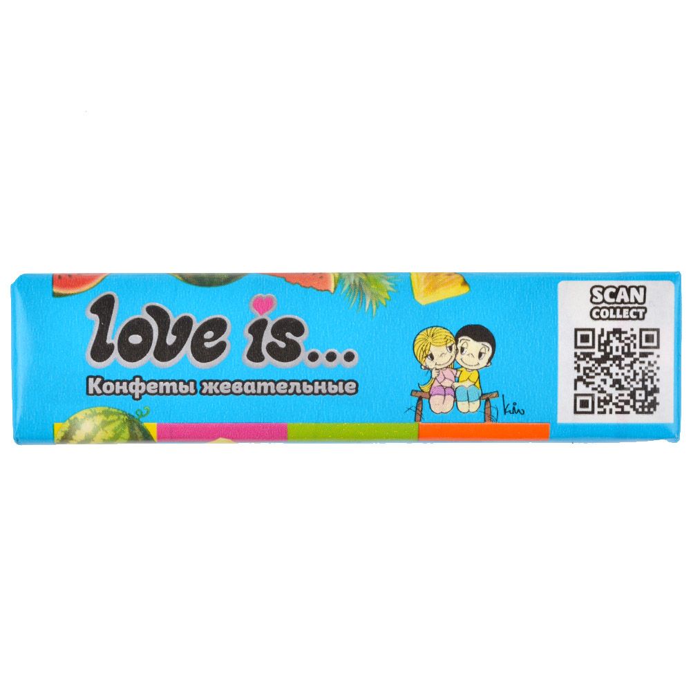 Жевательная конфета Love is...: арбуз-тропик