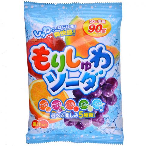Карамель Morishuwa Soda: ассорти из 5-ти вкусов