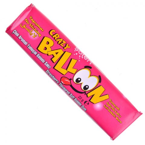 Жевательная резинка Crazy Balloon: клубника