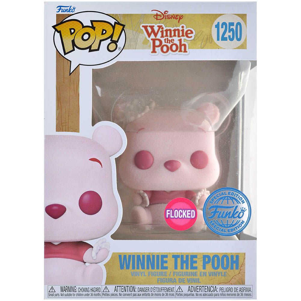  Funko POP! Disney. Winnie the Pooh: Winnie the Pooh (Flocked),  Funko POP! Disney. Winnie the Pooh: Winnie the Pooh (Flocked), : 99335 - ,    Funko POP!, Funko POP! Animation, Funko POP! Winnie the Pooh