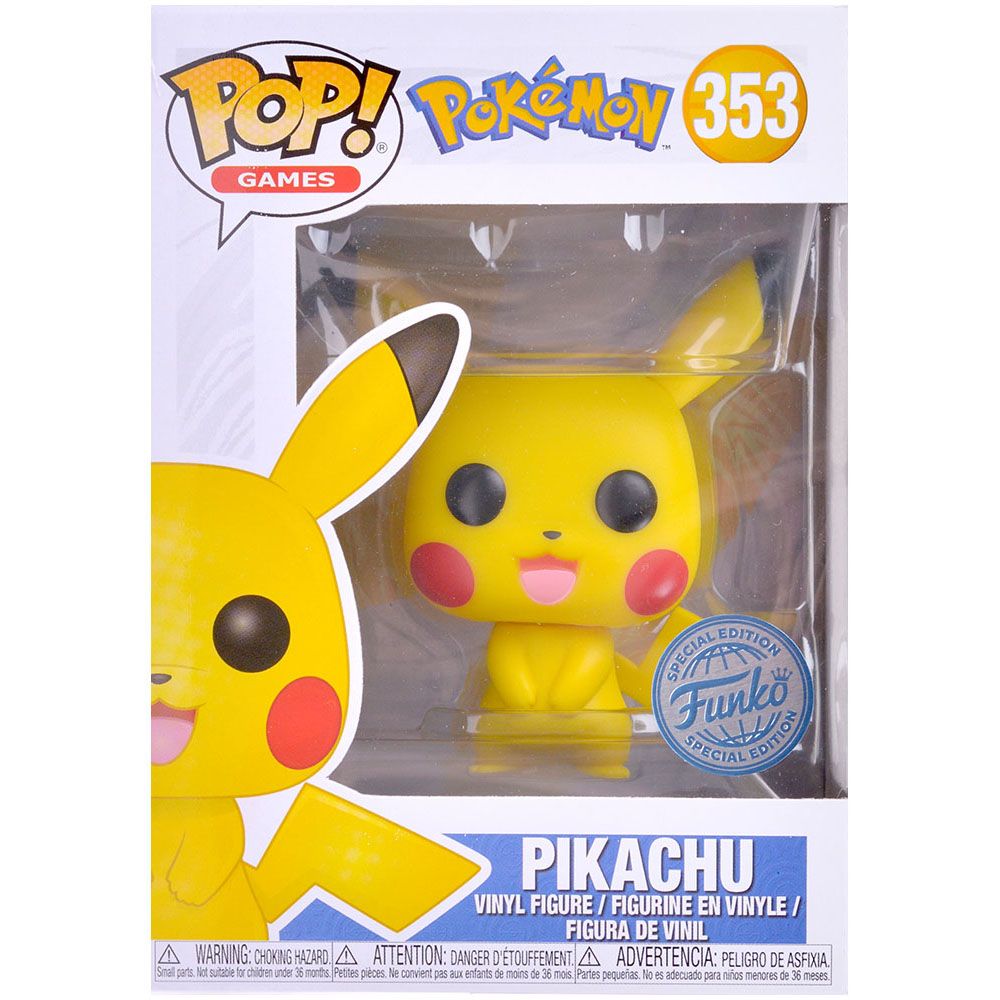  Funko POP! Games. Pokemon: Pikachu,  Funko POP! Games. Pokemon: Pikachu, : 96354 - ,    Funko POP!, Funko POP! Games, Funko POP! Pokemon