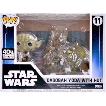 Фигурка Funko POP! Star Wars.The Empire Strikes Back: Dagobah Yoda with Hut