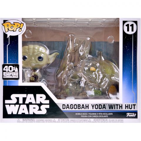 Фигурка Funko POP! Star Wars.The Empire Strikes Back: Dagobah Yoda with Hut 11