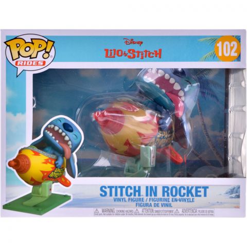 Фигурка Funko POP! Rides. Lilo & Stitch: Stitch in Rocket 102