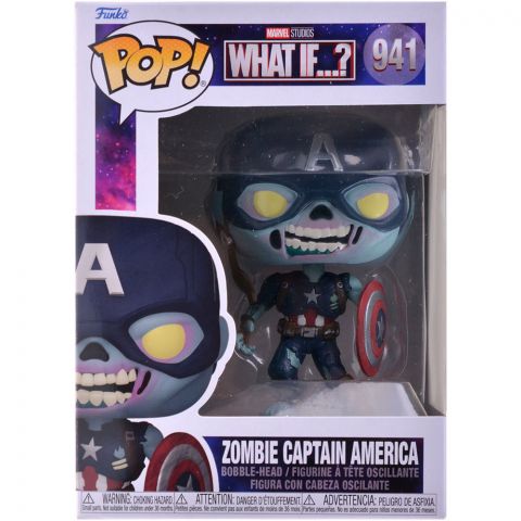 Фигурка Funko POP! Marvel What if...?: Zombie Captain America 941