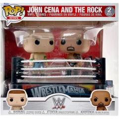 Фигурка Funko POP! WWE. W: John Cena and The Rock 2 pack