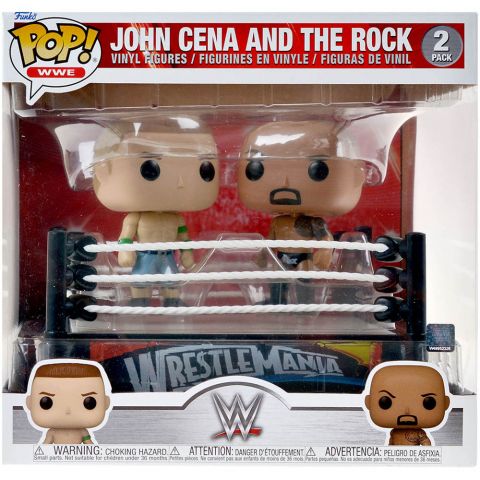 Фигурка Funko POP! WWE. W: John Cena and The Rock 2 pack
