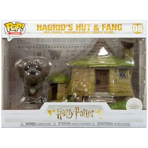 Фигурка Funko POP! Town. Harry Potter: Hagrid's Hut and Fang 08