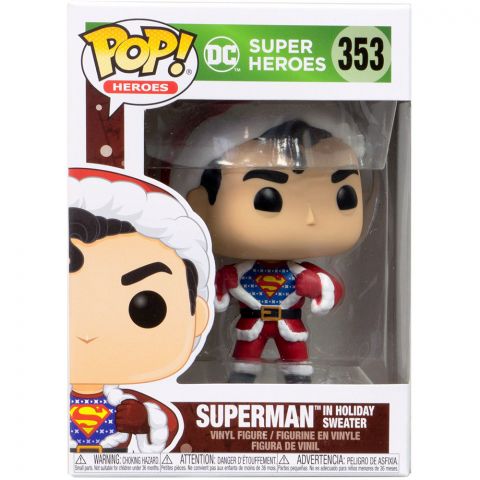 Фигурка Funko POP! Heroes. DC Superheroes: Superman in Holiday Sweater 353