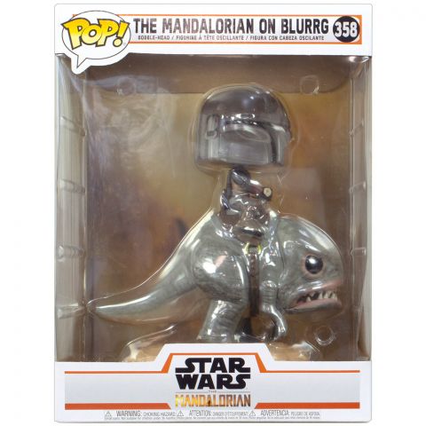 Фигурка Funko POP! Star Wars The Mandalorian: The Mandalorian on Blurrg 358