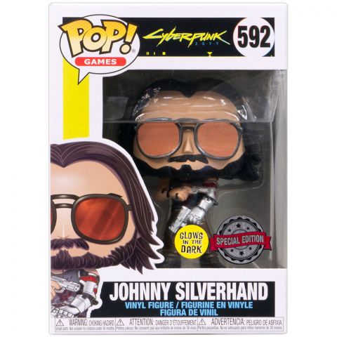 Фигурка Funko POP! Games. Cyberpunk 2077: Johnny Silverhand (Special Edition) 592