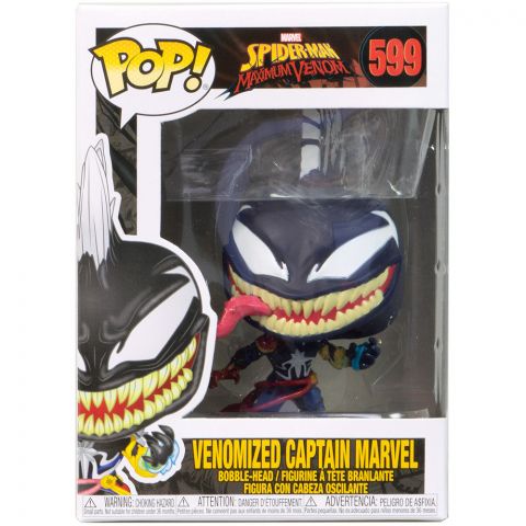 Фигурка Funko POP! Marvel Spider-Man Maximum Venom: Venomized Captain Marvel 599
