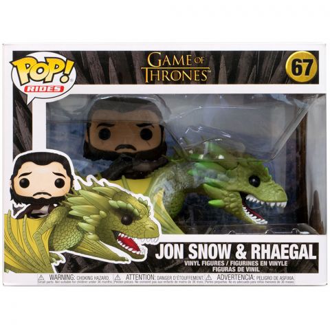 Фигурка Funko POP! Game of Thrones: Jon Snow and Rhaegal 67