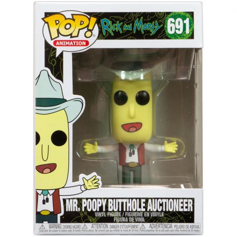 Фигурка Funko POP! Animation. Rick and Morty: Mr. Poopy Butthole Auctioneer 691