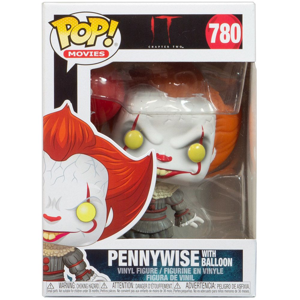  Funko POP! Movies. It: Pennywise with Balloon (I Heart Derry),  Funko POP! Movies. It: Pennywise with Balloon (I Heart Derry), : 87915 - ,    Funko POP!, Funko POP! Movies, Funko POP! It