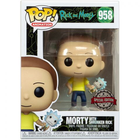Фигурка Funko POP! Animation. Rick and Morty: Morty with Shrunken Rick 958