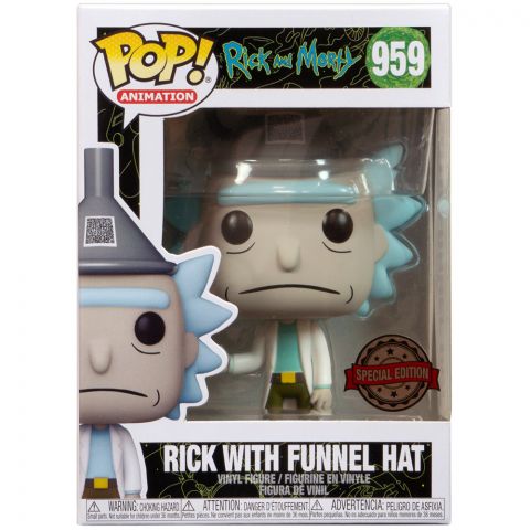 Фигурка Funko POP! Animation. Rick and Morty: Rick with Funnel Hat 959
