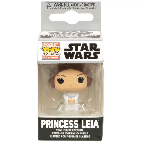 Брелок Funko POP! Pocket Keychain. Star Wars: Princess Leia