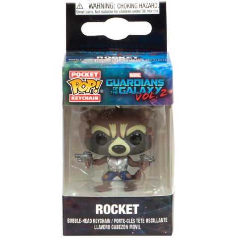 Брелок Funko POP! Pocket Keychain. Guardians of The Galaxy: Rocket