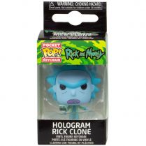Брелок Funko POP! Pocket Keychain. Rick and Morty: Hologram Rick clone