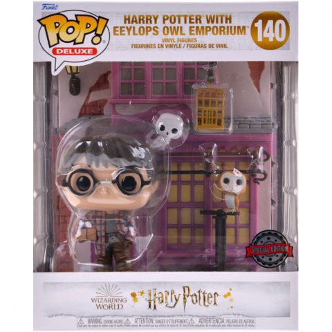 Фигурка Funko POP! Deluxe. Harry Potter: Harry Potter with Eeylops Owl Emporium 140