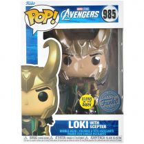 Фигурка Funko POP! Marvel Avengers: Loki with Scepter 985