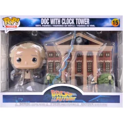 Фигурка Funko POP! Town. Back To The Future: Doc with Clock Tower