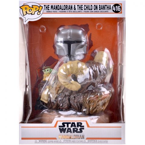 Фигурка Funko POP! Star Wars: The Mandalorian & The Child on Bantha 416