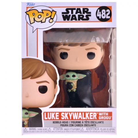 Фигурка Funko POP! Star Wars: Luke Skywalker with Grogu 482