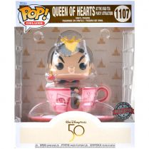 Фигурка Funko POP! Deluxe. Walt Disney World 50th Anniversary: Queen of Hearts at the Mad Tea Party Attraction
