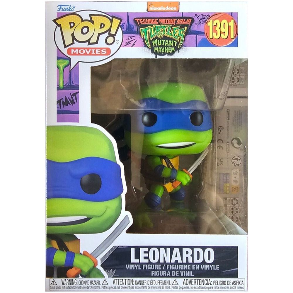  Funko POP! Teenage Mutant Ninja Turtles: Leonardo,  Funko POP! Teenage Mutant Ninja Turtles: Leonardo, : 101647 - ,    Funko POP!, Funko POP! Movies, Funko POP! Teenage Mutant Ninja Turtles