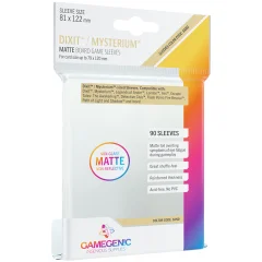 Протекторы Gamegenic Matte для Dixit или Mysterium матовые (90 шт., 81x122 мм)