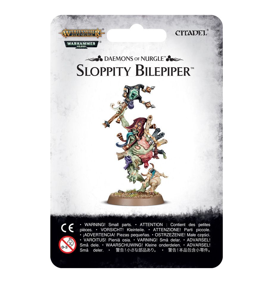 

Набор миниатюр Warhammer Games Workshop, Daemons of Nurgle: Sloppity Bilepiper