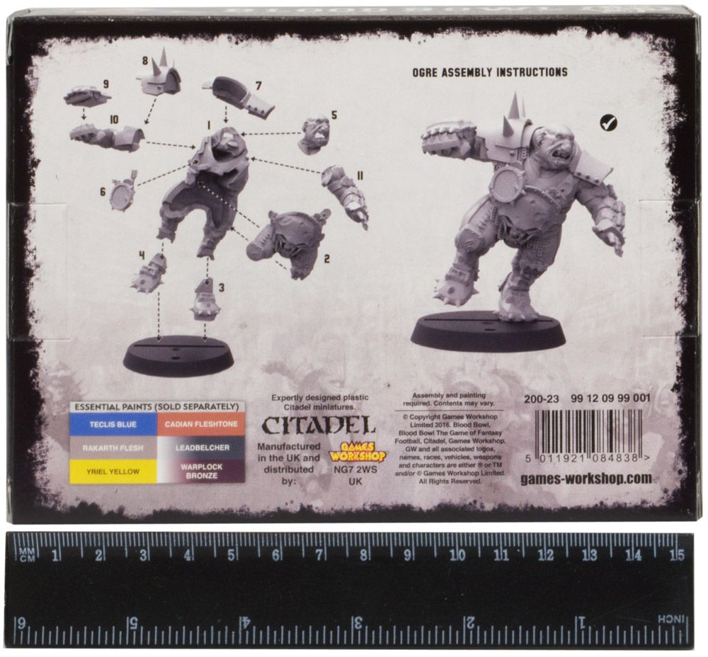 Набор миниатюр Warhammer Games Workshop Blood Bowl Ogre 200-23old - фото 2