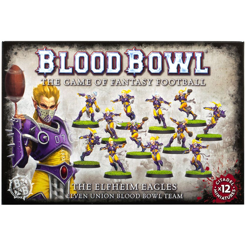 

Набор миниатюр Warhammer Games Workshop, Blood Bowl: Elven Union Team (2017)