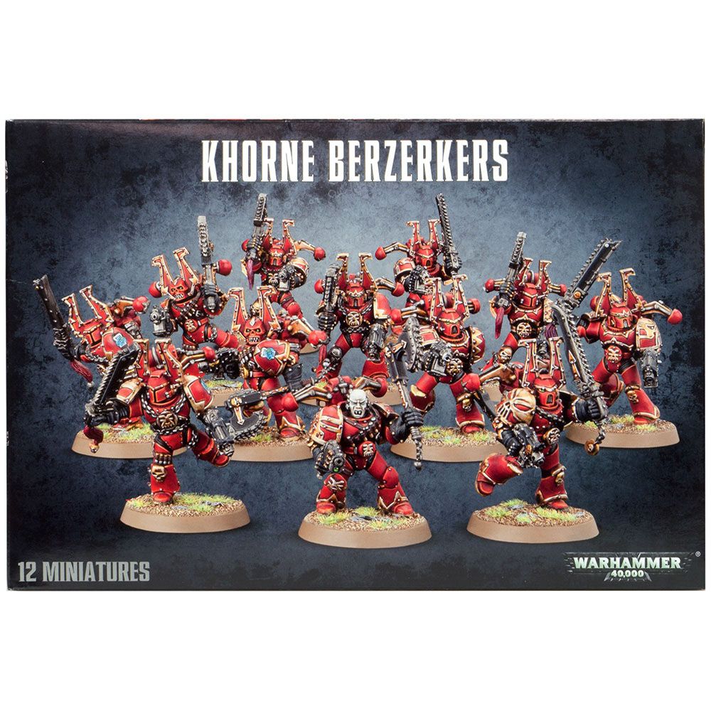 

Набор миниатюр Warhammer Games Workshop, Chaos Space Marines Khorne Berzerkers