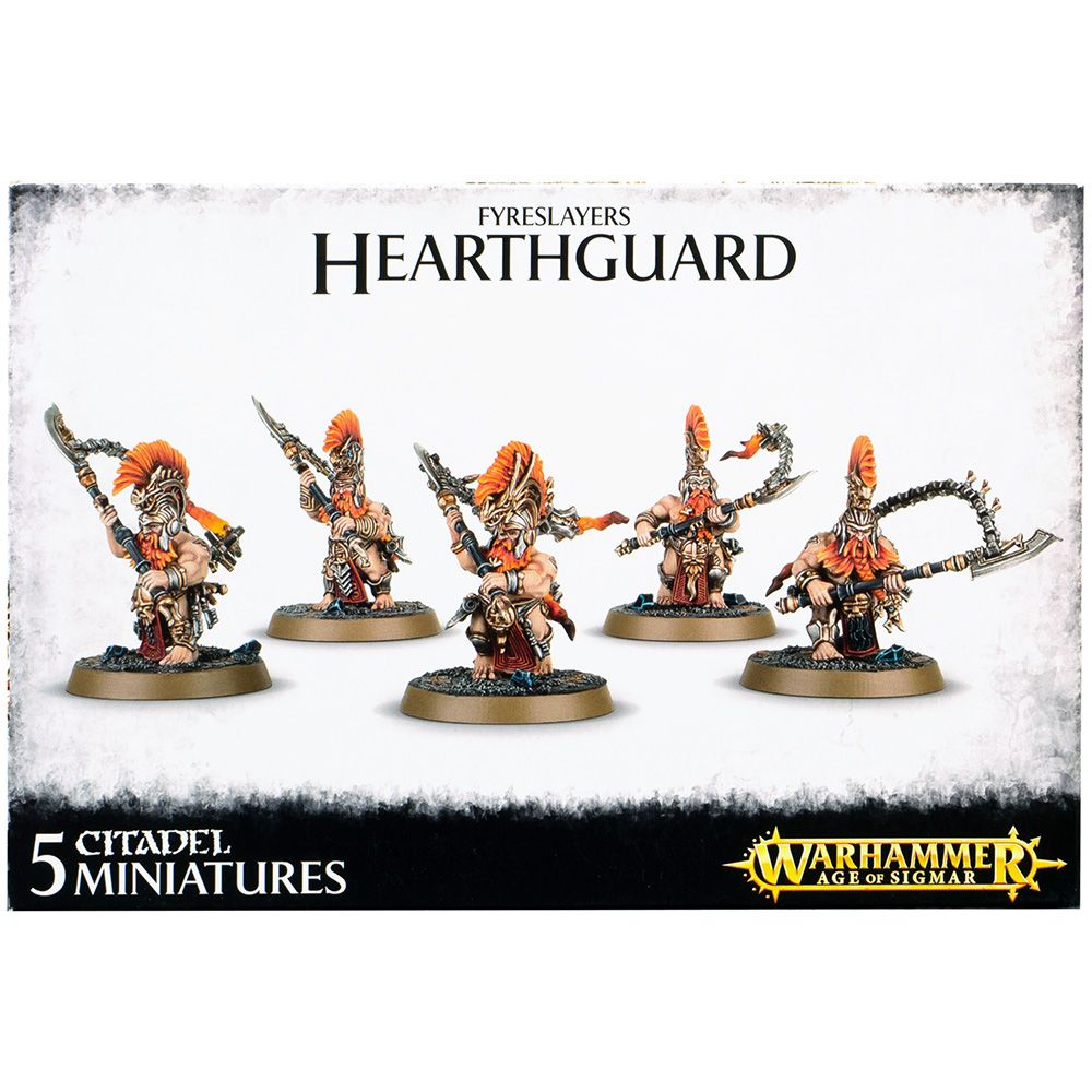 

Набор миниатюр Warhammer Games Workshop, Fyreslayers Hearthguard